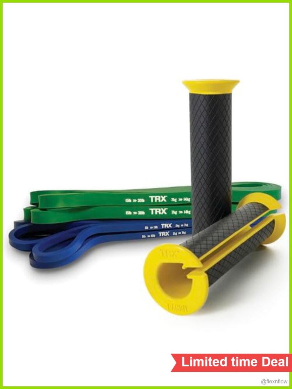 TRX Bandit Resistance Band Kit with Handles, Home Workout Equipment